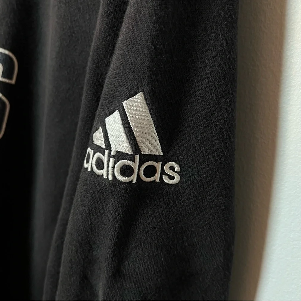 Adidas TI HS Vikings Hoodie Mens XL Black Pullover Sweatshirt High School Hockey